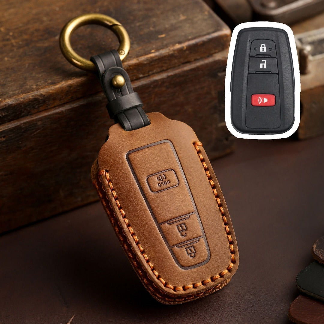 Toyota Camry Leather Car Key Cover 2,3,4 Button