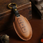 Nissan X-Trail Qashqai Tiida Teana Sylphy Leder Autoschlüsselhülle 2,3,4 Tasten