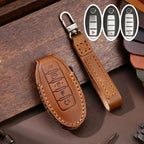 Nissan Leather Car Key Cover 3,4,5 Button