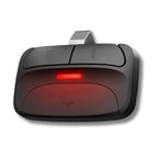 Carsine Universal Garage Remotes for LiftMaster, Chamberlain, Genie, Linear | Replaces Clicker KLIK1U, 375UT, 375LM | Operates 2 Doors or Gates, Dip Switch & Learn Button Ready Black / 1 PCS