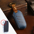 Carsine Kia K5 K3 Leather Car Key Cover Blue / A