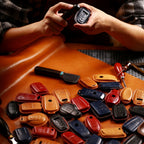 Étui de clé de voiture en cuir haut de gamme pour Audi - Protection luxueuse et ajustement sur mesure pour les clés Audi