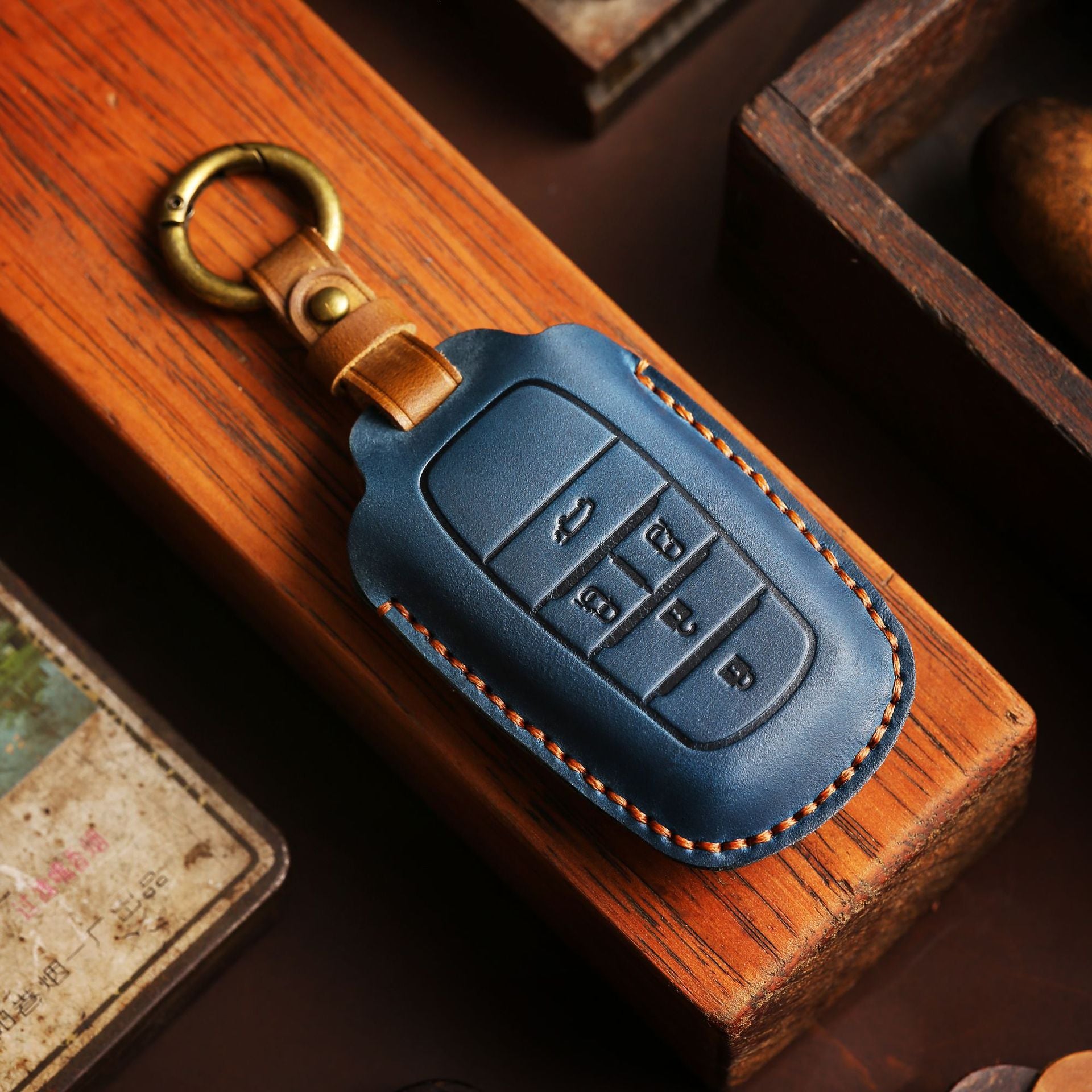 Toyota Leder-Autoschlüsselhülle