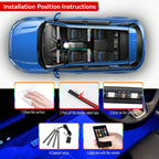 Neon Led Strip Car Interior Ambient Lights