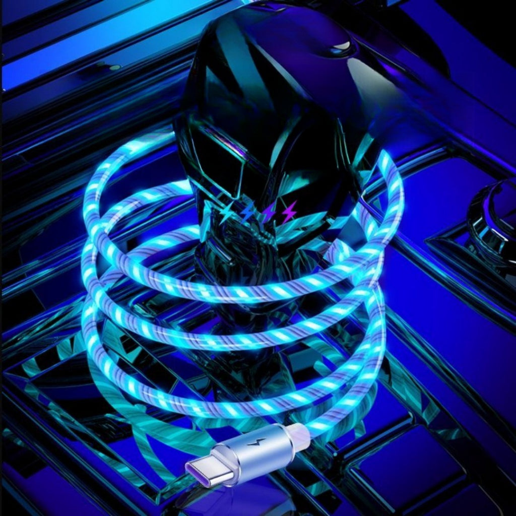 Flowing Flash Fast Charging Data Cable