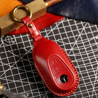Carsine Luxury Mercedes-Benz/Maybach Leather Key Cover | Premium Protection for All Models Brown / B