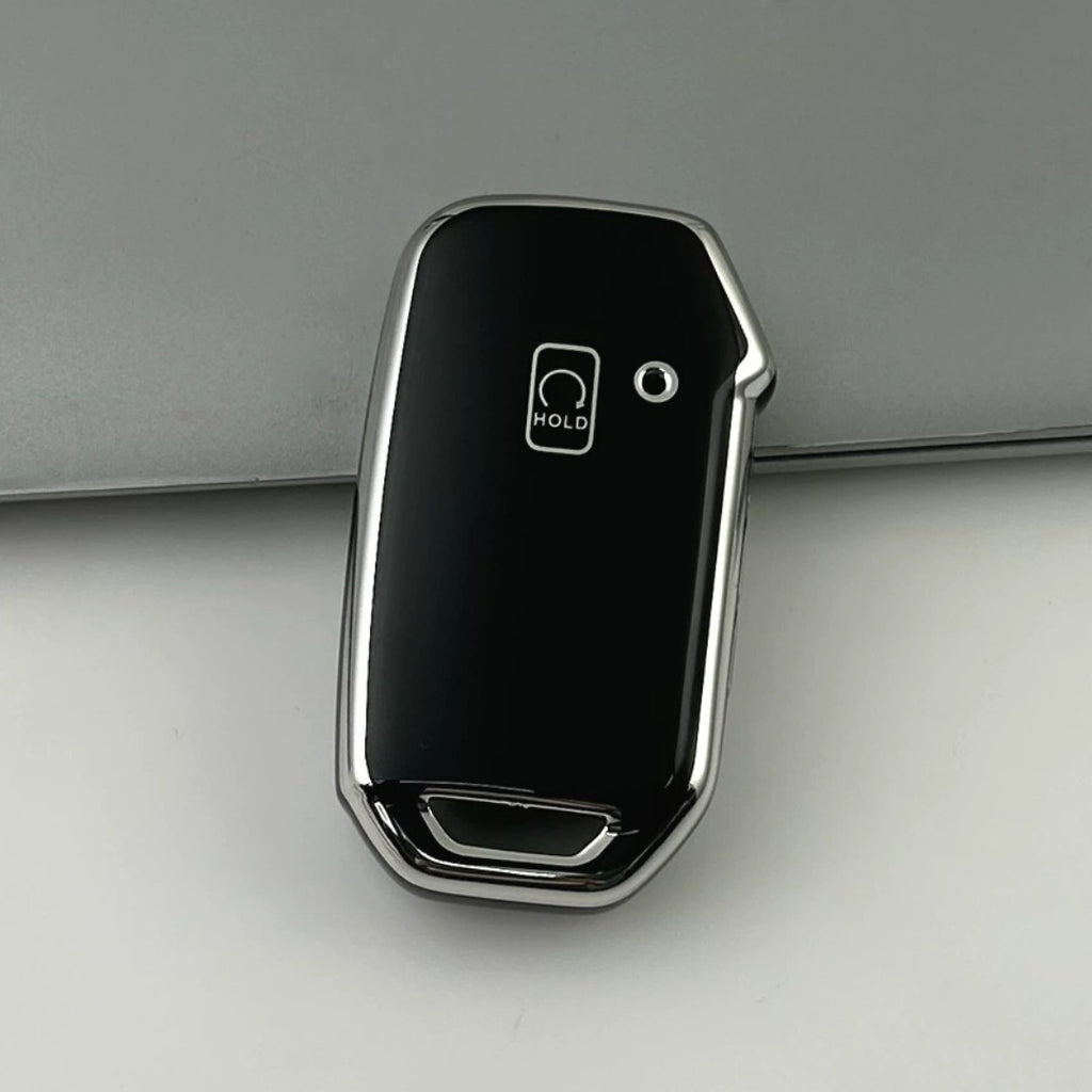 Kia Car Key Cover Silver Edge