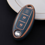 Carsine Nissan Car Key Case Golden Edge