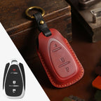 Chevrolet Traverse, Malibu, Cruze, Trax Autoschlüsselhülle aus Leder für 2, 3, 4 und 5 Tasten