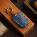 Hyundai IX45 Autoschlüsselhülle aus Leder mit 3 und 4 Tasten