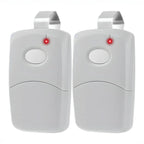 Carsine Multicode Linear 308911, 10 dip Switch Gate Opener Remote 300MHz, Multi Code Garage Door Opener Remote, Garage Clicker Replacement White / 2 PCS