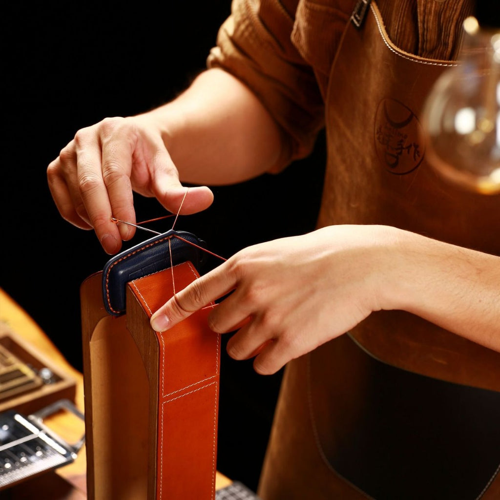 Carsine Luxury Mercedes-Benz/Maybach Leather Key Cover | Premium Protection for All Models Brown / B