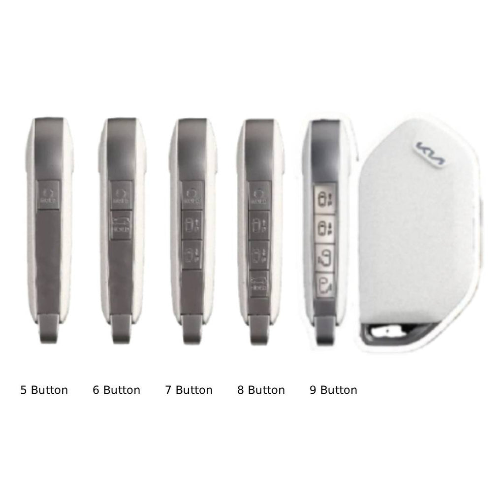 Kia Leather Car Key Cover 5,6,7,8,9 Button