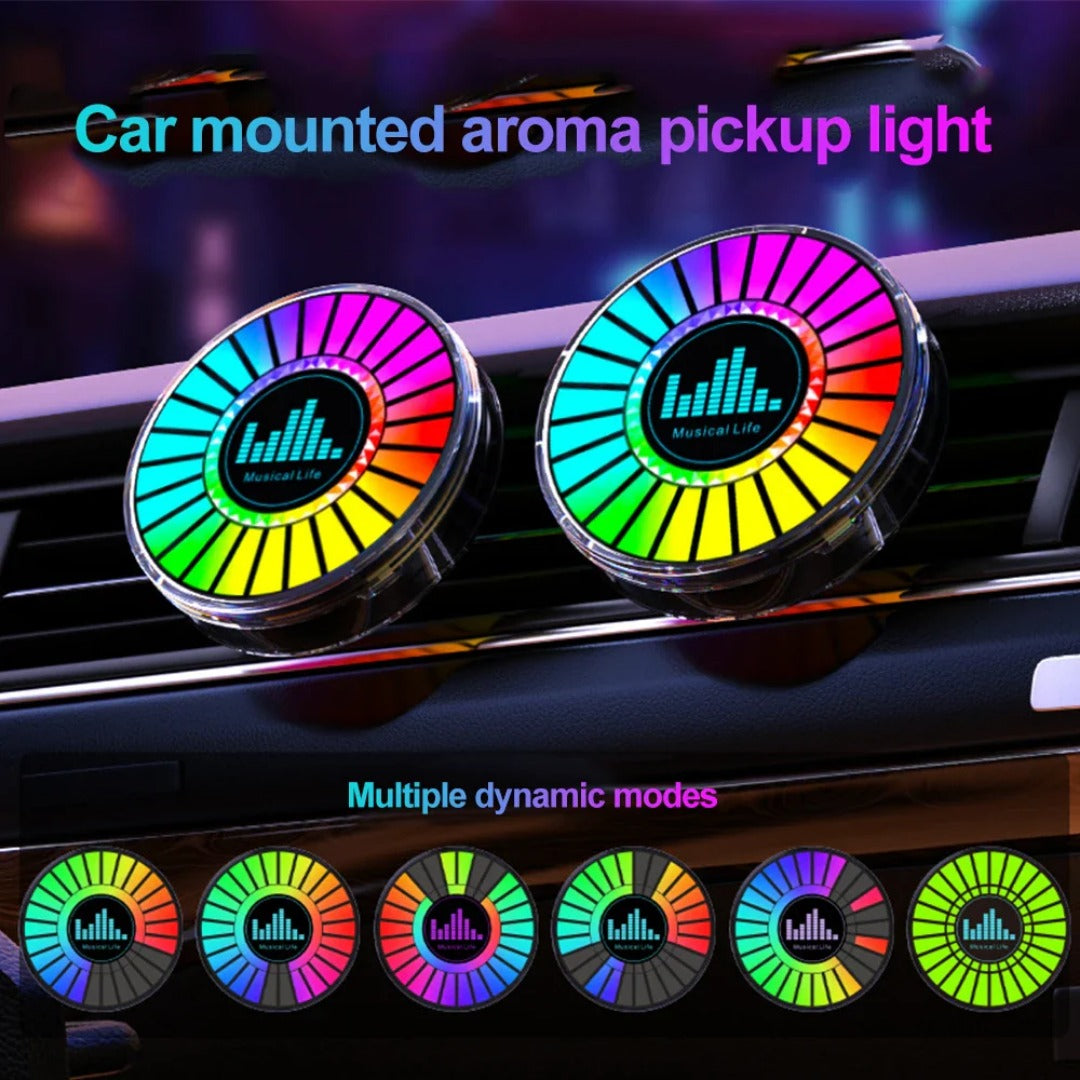 RGB-Ambientebeleuchtung fürs Auto mit Sprachsteuerung und Musikfunktion