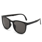 Carsine women's folding air cushion sunglasses black+gray