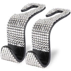 Carsine Car Seat Diamond Hook 2 Pack White