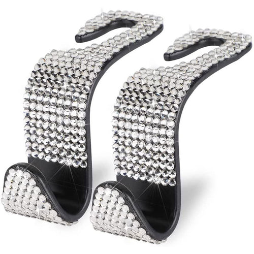 Carsine Car Seat Diamond Hook 2 Pack White