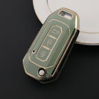 Carsine Ford Car Key Case Golden Edge Green / Key case